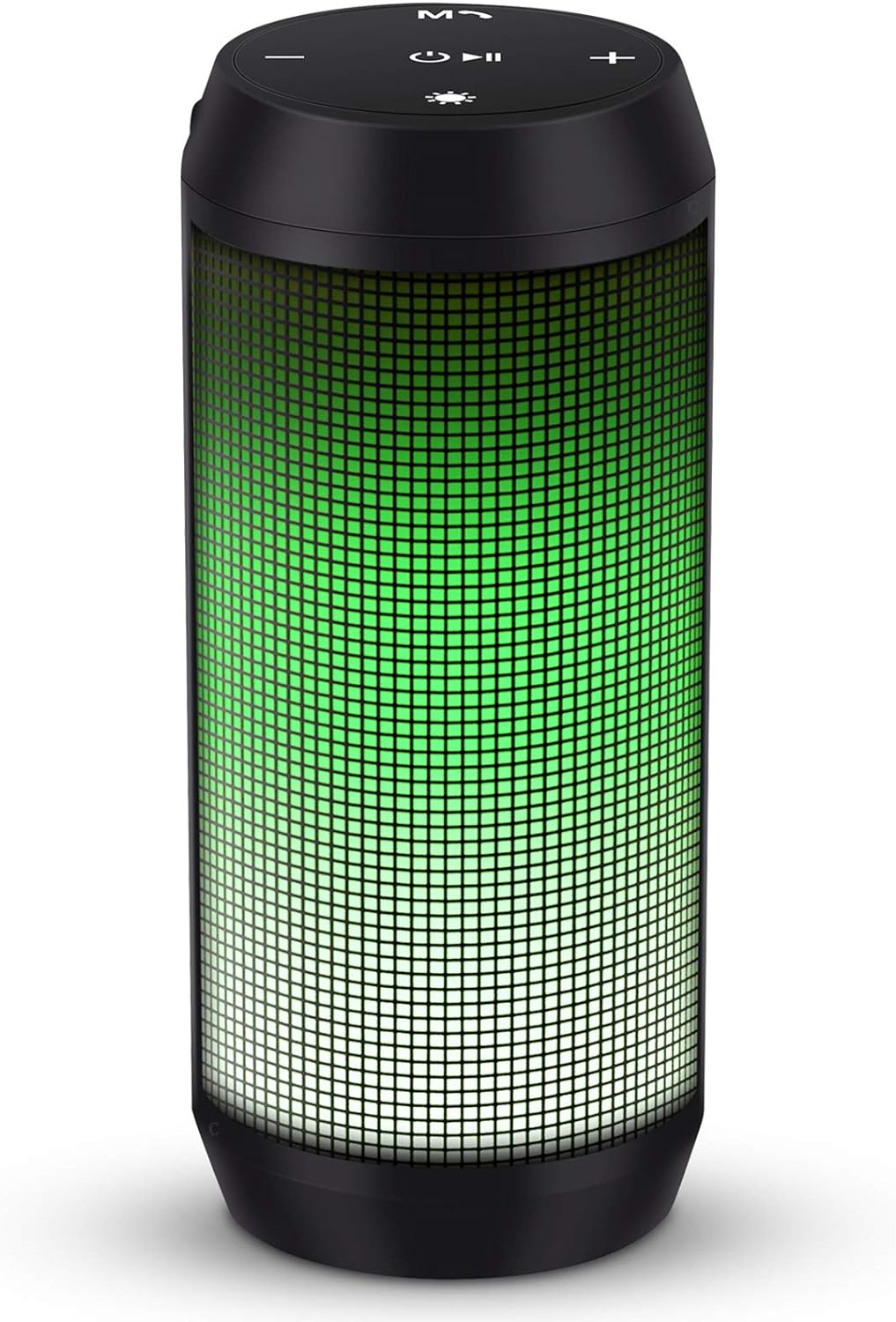 Bluetooth Speaker Portable Wireless with Lights, Stereo Loud Volume